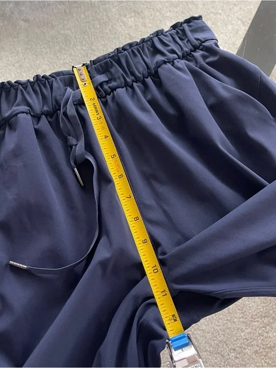 Lululemon Jogger Pants Drawstring Studio Athletic Stretch Navy Blue Women’s 4 - Picture 5 of 7